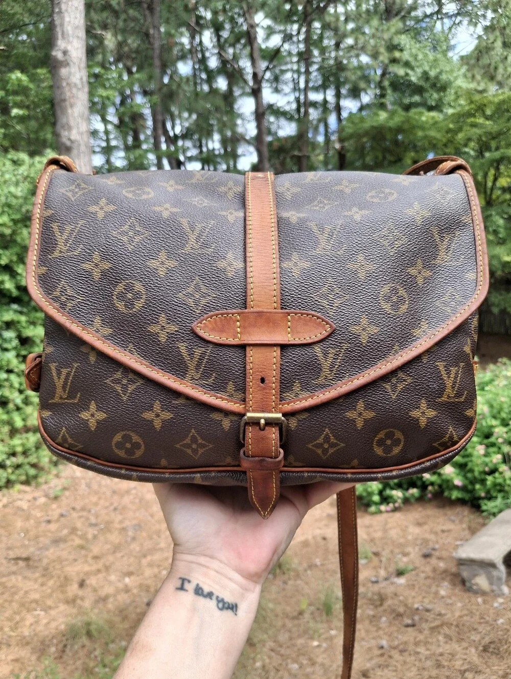 Vintage Louis Vuitton Saumur 30 Monogram Coated Canvas Messenger Saddle Bag - Picture 4 of 16